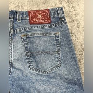 Lucky Brand Vintage Red Label Jeans Dungarees Women Mid Rise Flare 10 / 31 x 31